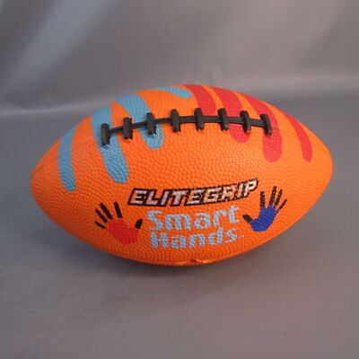Elite Grip Smart Hands Football Mini Size 2 NEW 8.5'' Orange Beach Backyard Catch