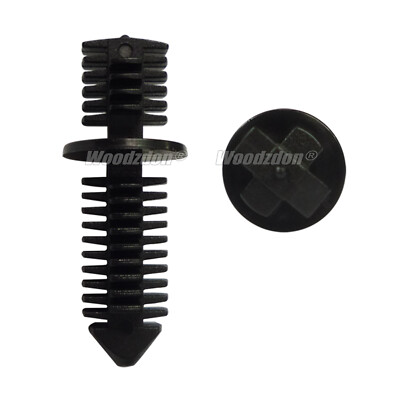 Pack 50 Double End Retainer Clip 11/32'' Stem Dia Car Truck Auto & Marine Boat
