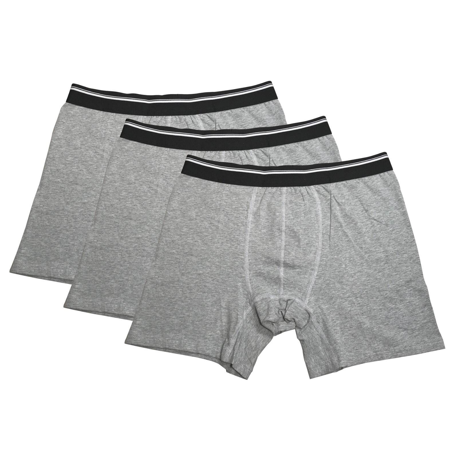 3PK Mens Performance Boxer Briefs Breathable Comfort