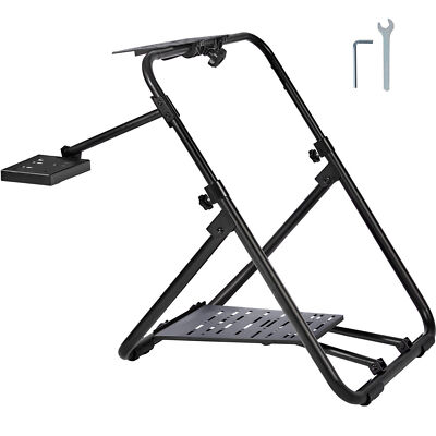 Foldable Racing Steering Wheel Stand Height Adjustable Logitech Portable