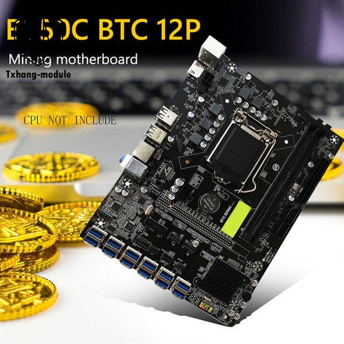 B250 BTC 12 PCI-E X1 Professional Mining Motherboard BTC LGA