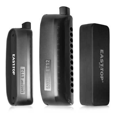 EASTTOP ET12 Chromatic Harmonica of C key for Adults and Professionals New Gift