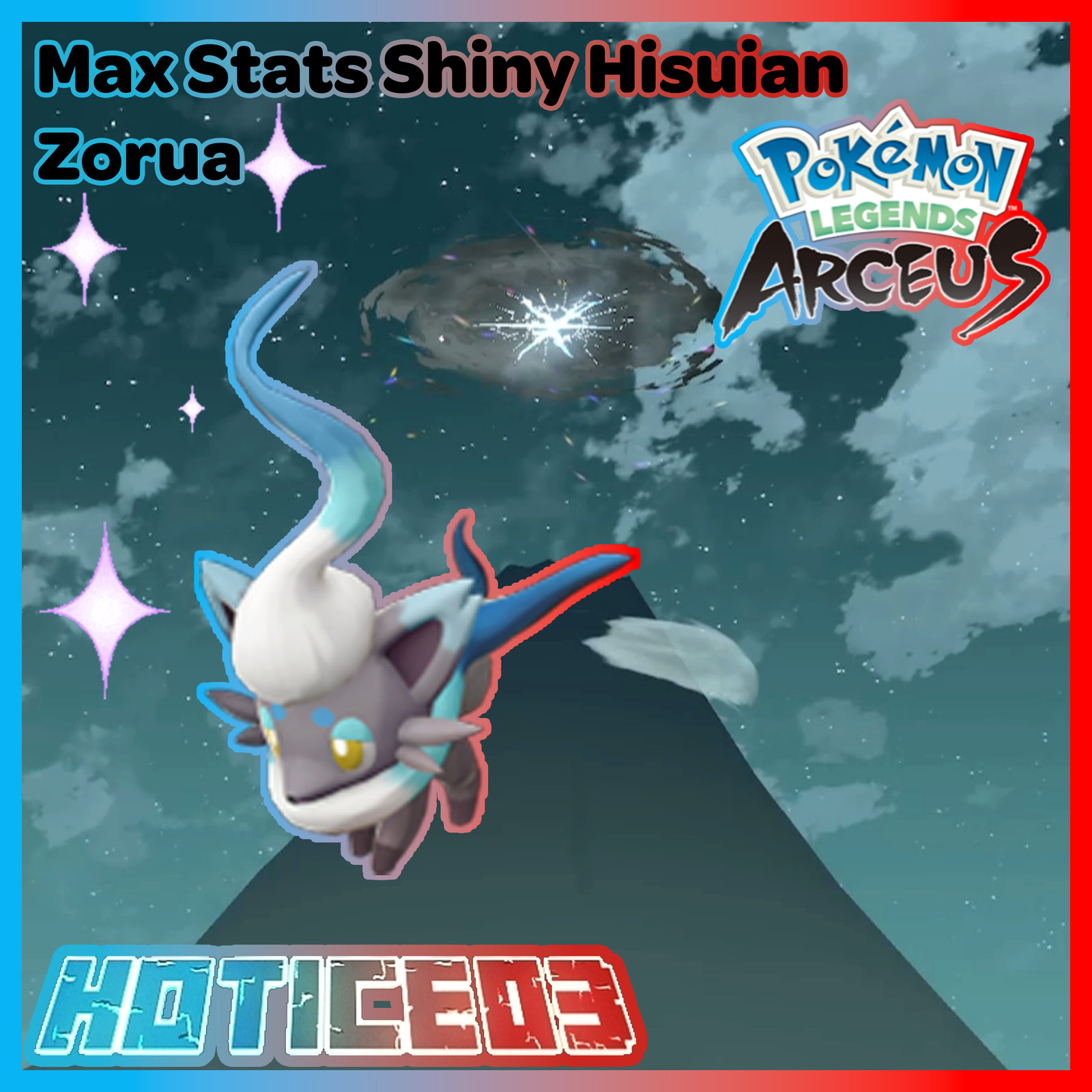 Pokemon Legends: Arceus Shiny Hisuian Zorua Max Stats | eBay