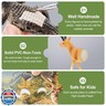 THINKBAY 12PCS Large North American Animal Figurines and 67PCS Large Woodland Jigsaw Puzzles Toys for Preschool Kids Toddlers, Ideal Realistic Safari Animals Toys Gift for Toddlers Kids