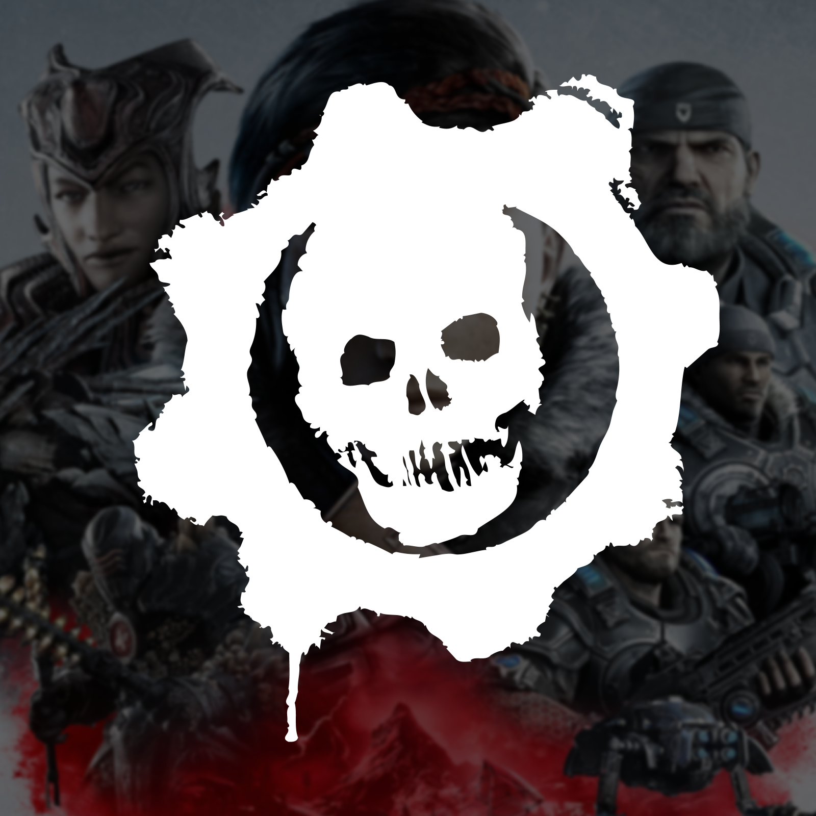 S 5 / Gears Of War Cog Omen / Logo Vinyl Decal Sticker