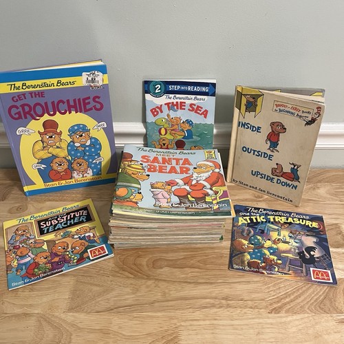 Berenstain Bears Books Large Lot Of 34 Softcover / HC VTG To Berenstain Bears Books Large Lot Of 34 Softcover / HC VTG To