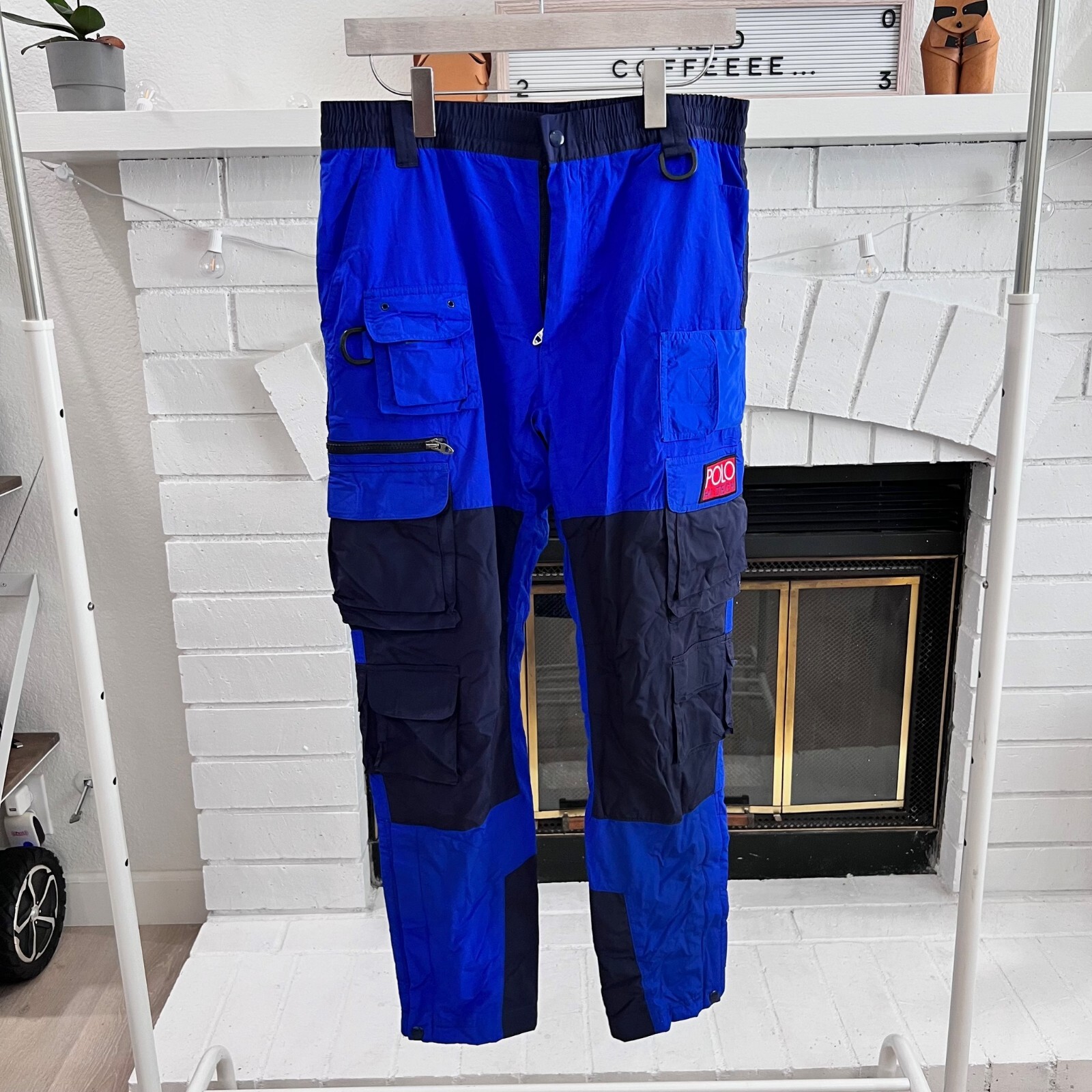 Polo Ralph Lauren Hi Tech Patch Logo Nylon Utility Cargo Pants | eBay