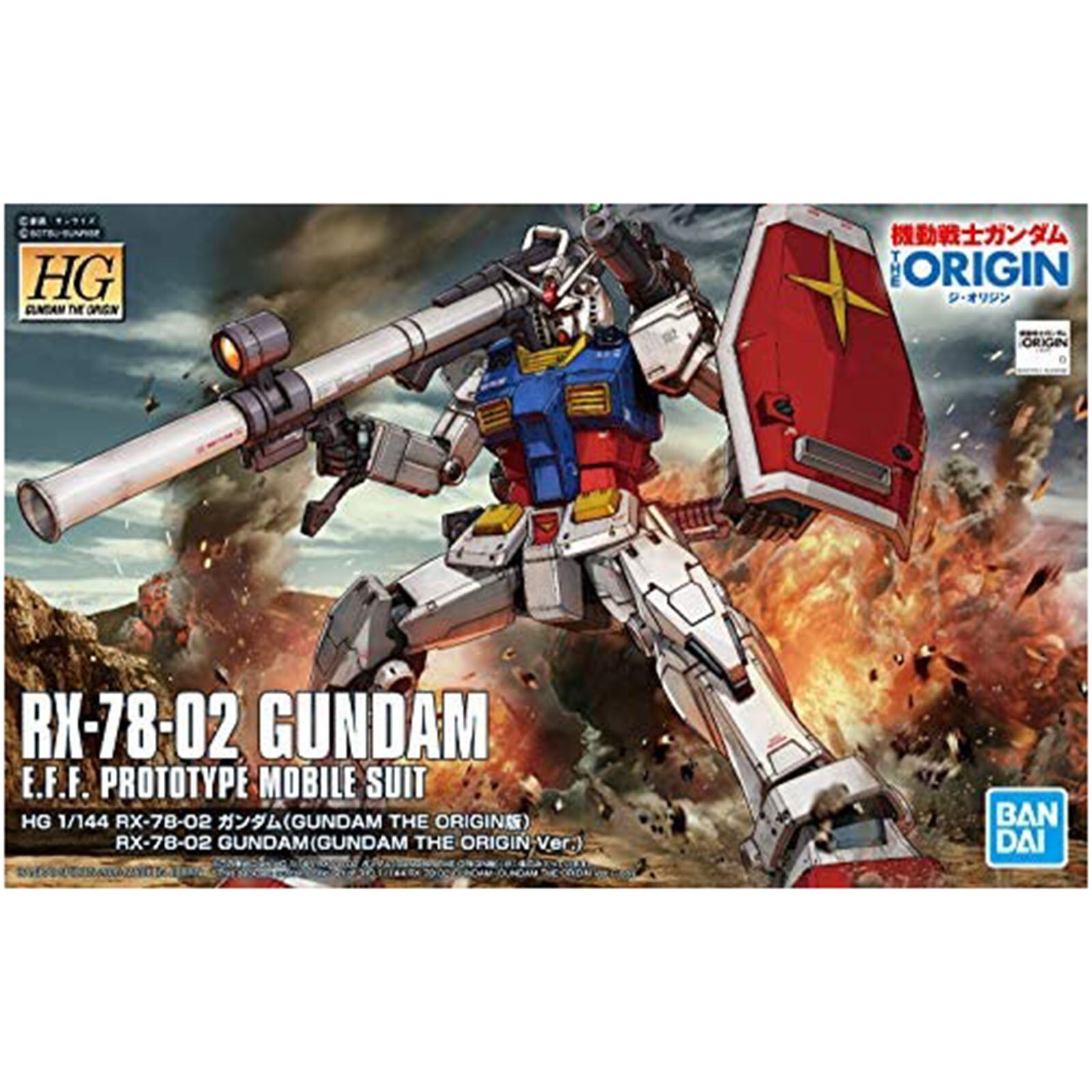 Новый модельный комплект Bandai Gundam The Origin RX-78-02