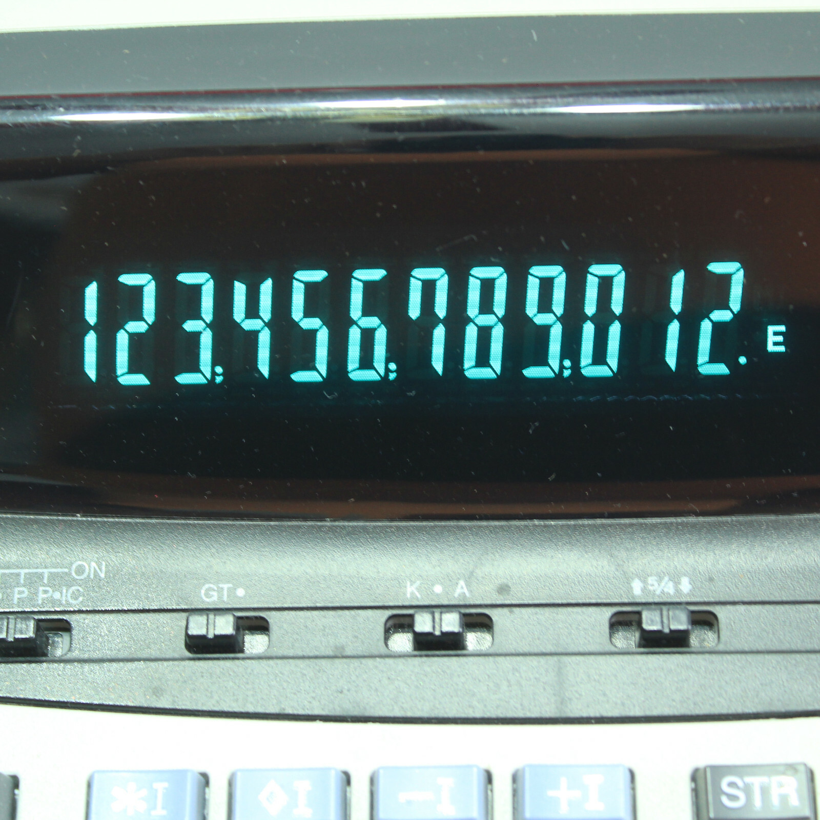 Sharp EL-1197P 12-Digit 2-Color Ribbon Printer Desktop Electronic Calculator