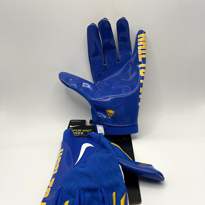 Size XL-Nike RARE PITT PANTHERS Team Issued VAPOR KNIT Football Gloves