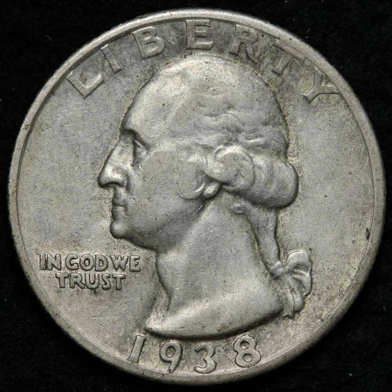 1938-S Washington Silver Quarter AU E313 DZYQ | eBay