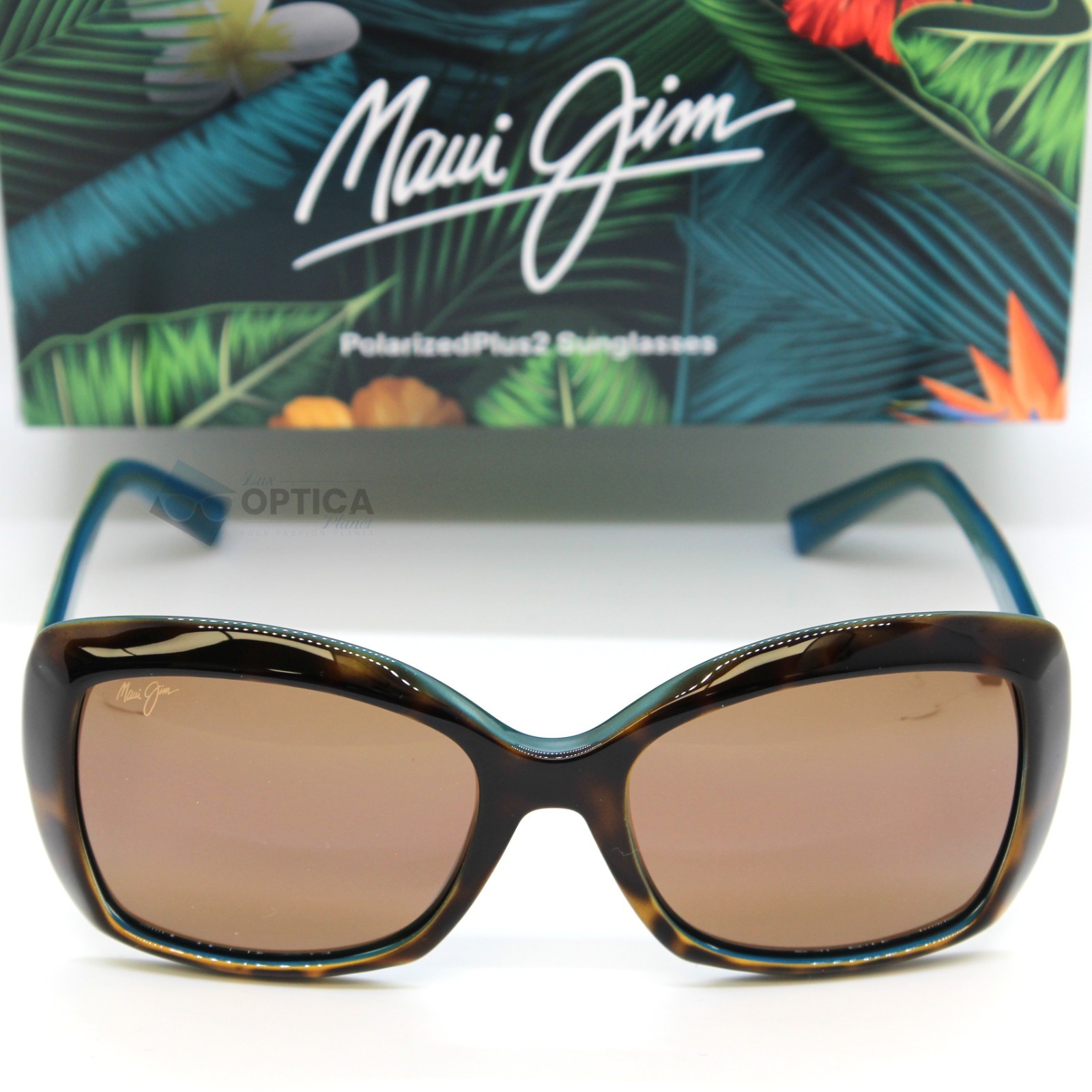 NEW Maui Jim Orchid Tortoise Frame /Bronze Polarized Women