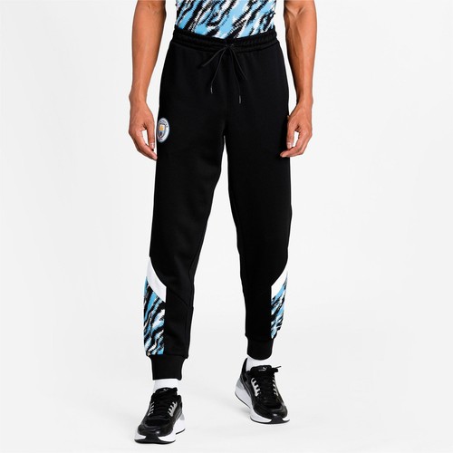 

[758711-05] Мужские СПОРТИВНЫЕ БРЮКИ Puma MCFC MANCHESTER CITY ICONIC MCS GRAPHIC, Черный