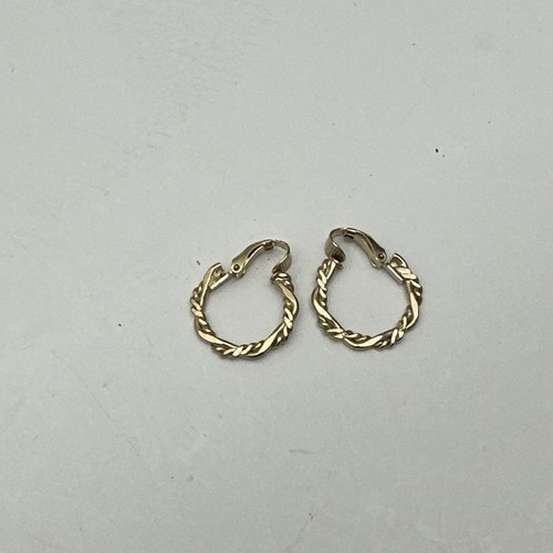 ■VINTAGE HOLLYWOOD■ Lump Knotted EarringsVH25NNEA106V VH24 GIVENCHY gold plated vintage knot clip earrings – Find