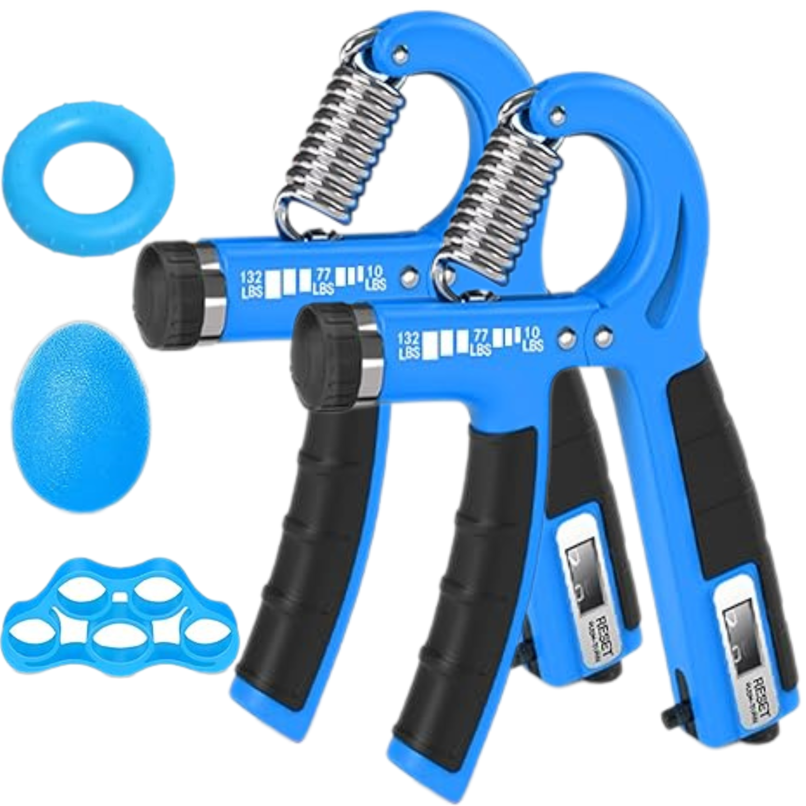 Adjustable Resistance Hand Grip Strengthener Workout Kit Ring Finger Stretcher