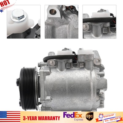 A/C AC Compressor For 2004 2005 2006 2007 2008 Acura TSX Base Sedan 4-Door 2.4L