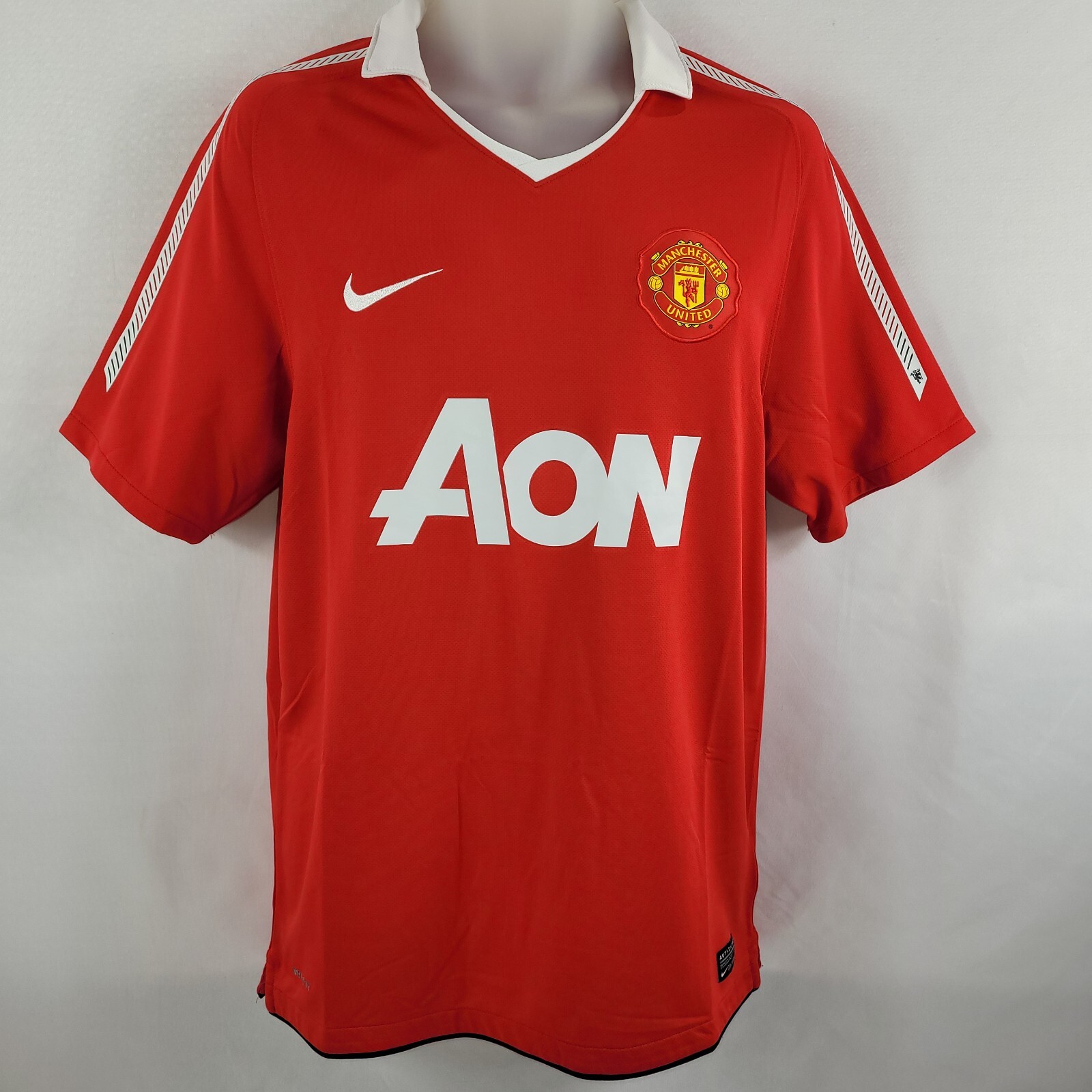 ウェア Nike soccer jersey Manchester United MANCHESTER UNITED AON Nike Dri-Fit Soccer Jersey Blue Adult
