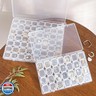 SJZQ 2 Pack 28 Grids classification Plastic Organizer Boxes, for diamond painting,Bead Art, Jewelry, Ear studs, pigment sandand Small Items