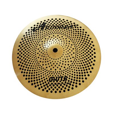 Arborea Low Volume Splash Cymbal 10 inches Practice Splash Cymbal Golden Mute...