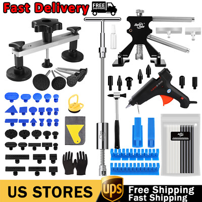 PDR Car Body Dent Puller Bridge Lifter Tool Paintless Hail Remover Repair Kit