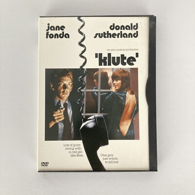 Klute DVD: Jane Fonda OSCAR WINNER Donald Sutherland Call Girl Thriller
