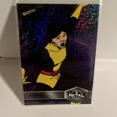 2021 Upper Deck Marvel X-Men Metal Universe GRANDIOSE Parallel Karma #139 SP