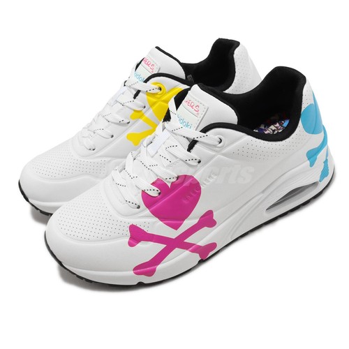 

Skechers Uno-Crossing Hearts Tokidoki Белая женская повседневная обувь 155227-WMLT, Белый, Uno-crossing Hearts