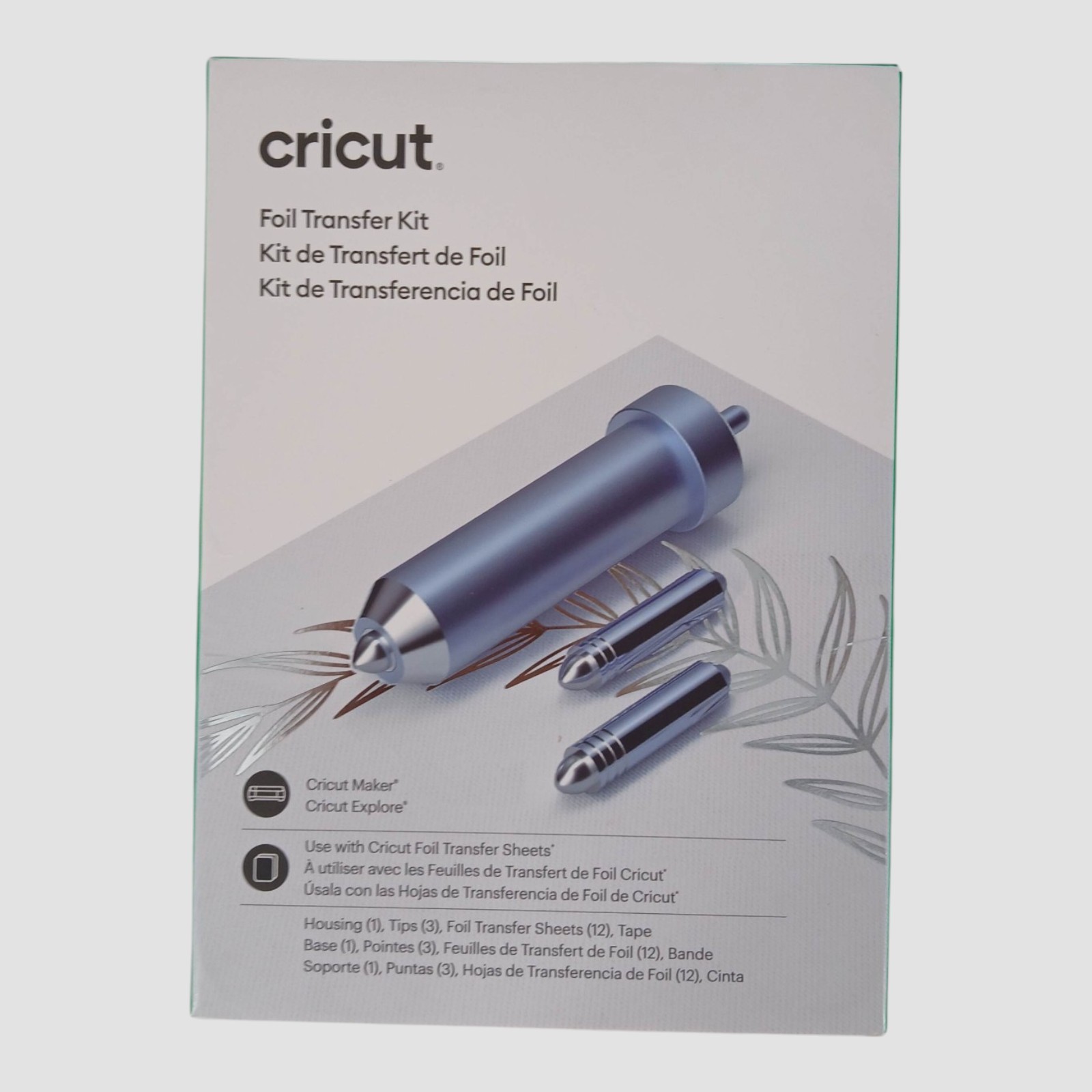 Cricut Foil Transfer Kit - 12 Sheets and 3 Tips