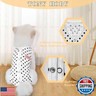 TONY HOBY Summer Dog Pajamas, Dog Sleeveless, Soft Breathable Dog Jumpsuit with Polka Dots (Black, XL)