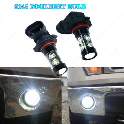 9145 LED Fog Light Bulb 6000K For Toyota Tundra 2007-2013 Tacoma 2005-2011 White