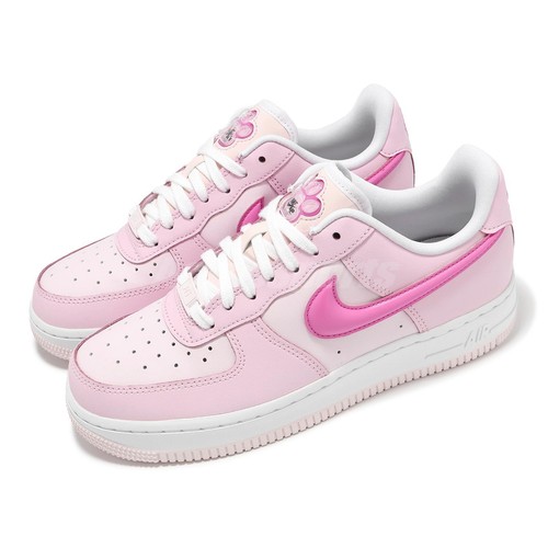 ＊Pink＊プロフ必読＊ Nike Wmns Air Force 1 07 LX Paw Print Pink Women AF1 Casual