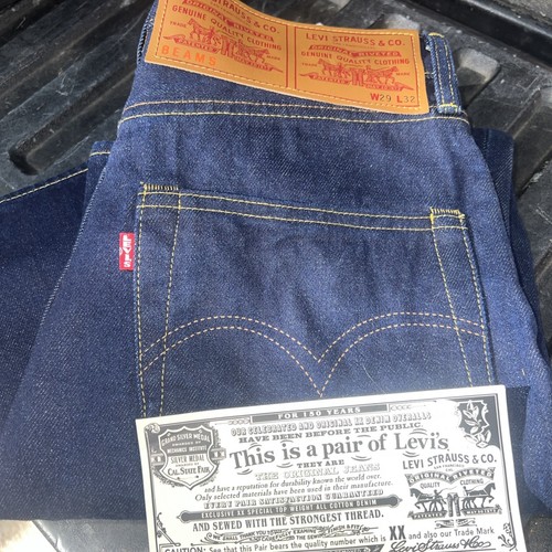 Levis x Beams Dark Denim Jeans Wide Size 29 /32 Vintage Levis x Beams Dark Denim Jeans Wide Size 29 /32 Vintage
