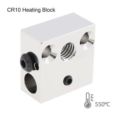 MK8 Extruder Heater Block Fit for Creality Ender 3 5 / CR10 / S4 S5 3D Printer