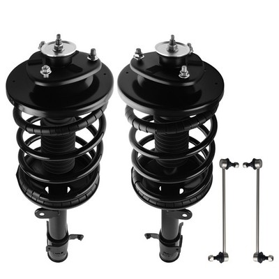 Front Left Right Side Struts w/Coil Sway Bars For Honda Pilot 2006-2008 FWD NEW