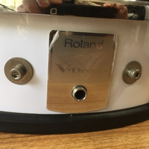 Roland PD-120 Dual Zone V Drum White for Repair or Parts pd120