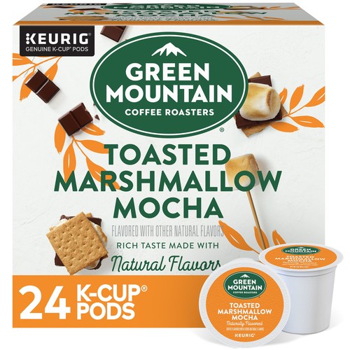 Toasted Marshmallow Mocha Light Roast K-Cup Coffee Pods, 24 Count