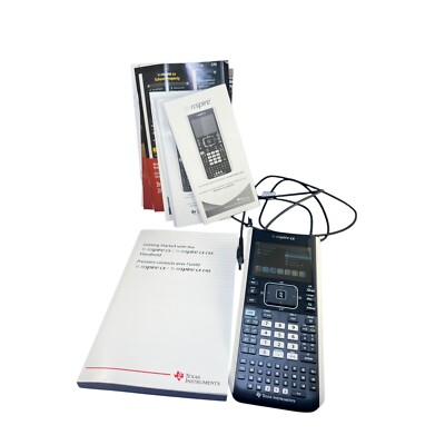 Texas Instruments TI-Nspire CX CAS Graphing Calculator w/ Cable - Tested Works