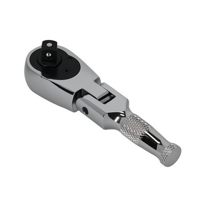 180° Flexi-Head Ratchet Wrench 3/8 Sq Drive CR-V 72T Polished Finish