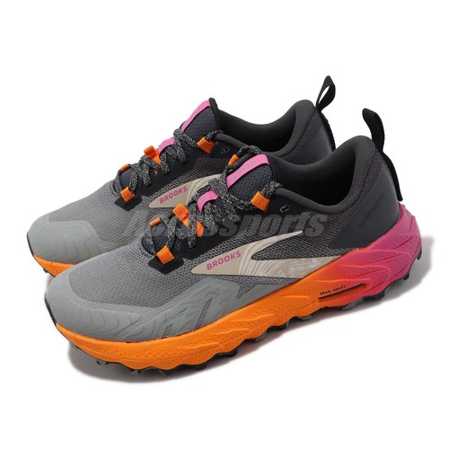 

Женские кроссовки Brooks Cascadia 17 Orange Grey Limited Edition 1203921B-032, Серый, Cascadia 17