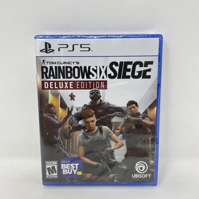 Tom Clancy's Rainbow Six Siege - Deluxe Edition (Sony PlayStation 5, 2021) NEW