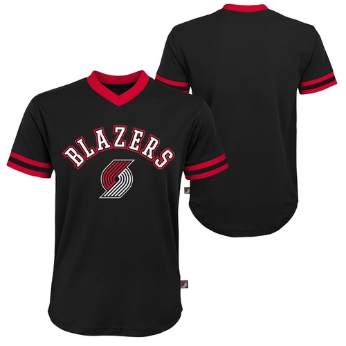 Футболка Outerstuff NBA Youth Boys (8-20) Portland Trailblazers Tackle Twill Mesh