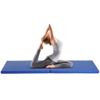 Gscshoe Sports Yoga Thick Tri Fold Folding Exercise Mat With