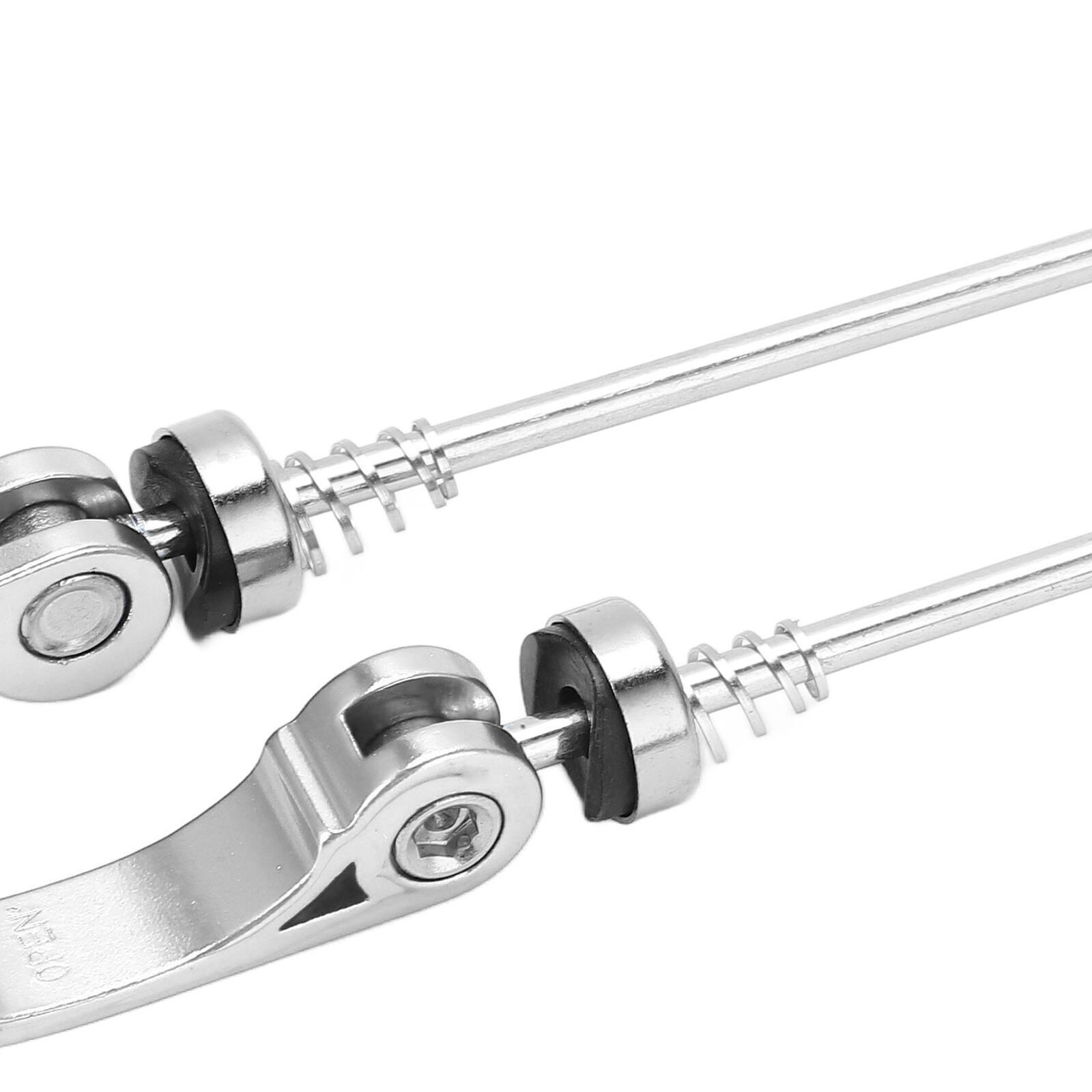 2Pcs Bicycle Hub Quick Release Lever 145mm Front 185mm Rear  Wear Resistance