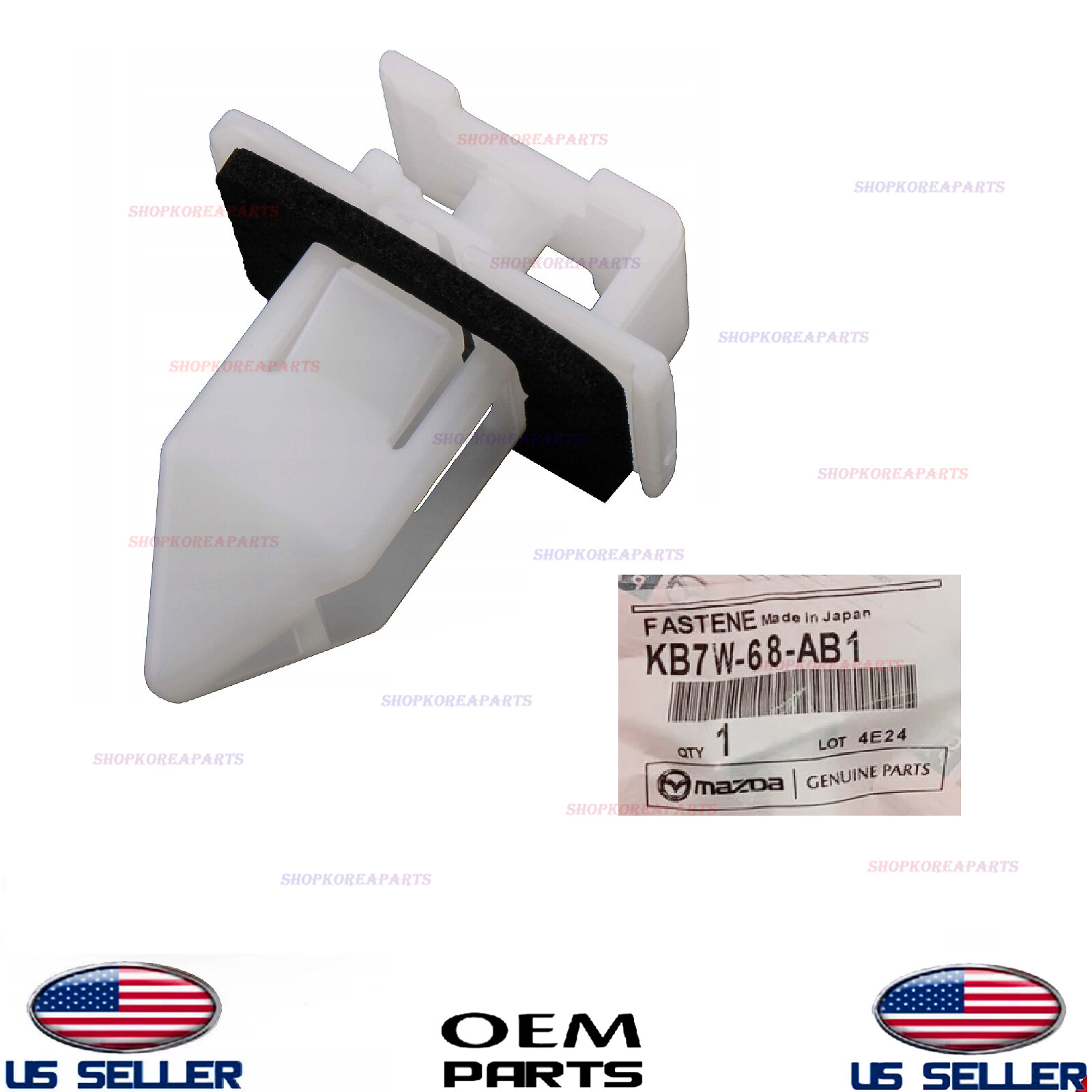 Genuine OEM Door Trim Panel Upper Clip Mazda CX-5 2017-2024 KB7W