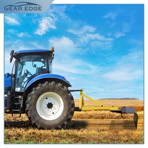 3 Pt Rock Rake 60'' Landscape Soil Gravel Lawn for Cat 1 Campact Tractor Heavy