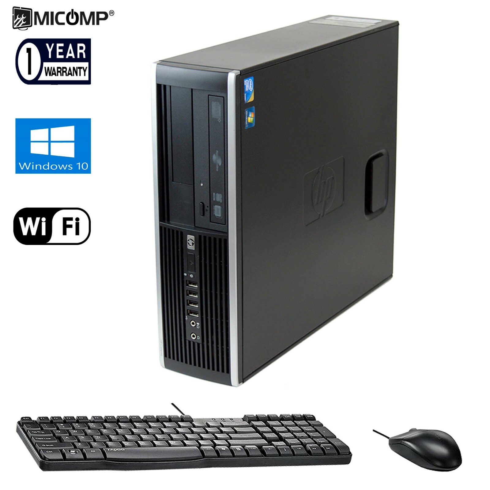 HP SFF Desktop Computer PC Quad I5 3.2Ghz 16GB 2TB WiFi Windows 10
