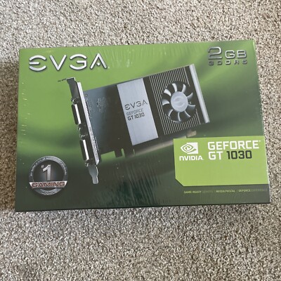 New Sealed EVGA GeForce GT 1030 SC 2GB GDDR5 Graphic Cards 02G-P4-6333-KR