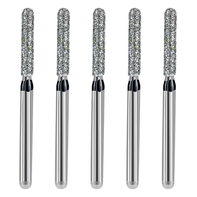 Diamond FG Burs Medium Grit/Super Coarse Round End Cylinder Bur High Speed