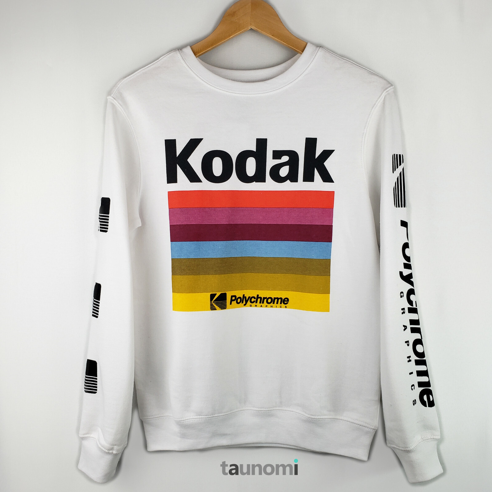KODAK Polychrome Graphics Colorful Women's Retro Photographer Sweatshirt  [XS] | eBay