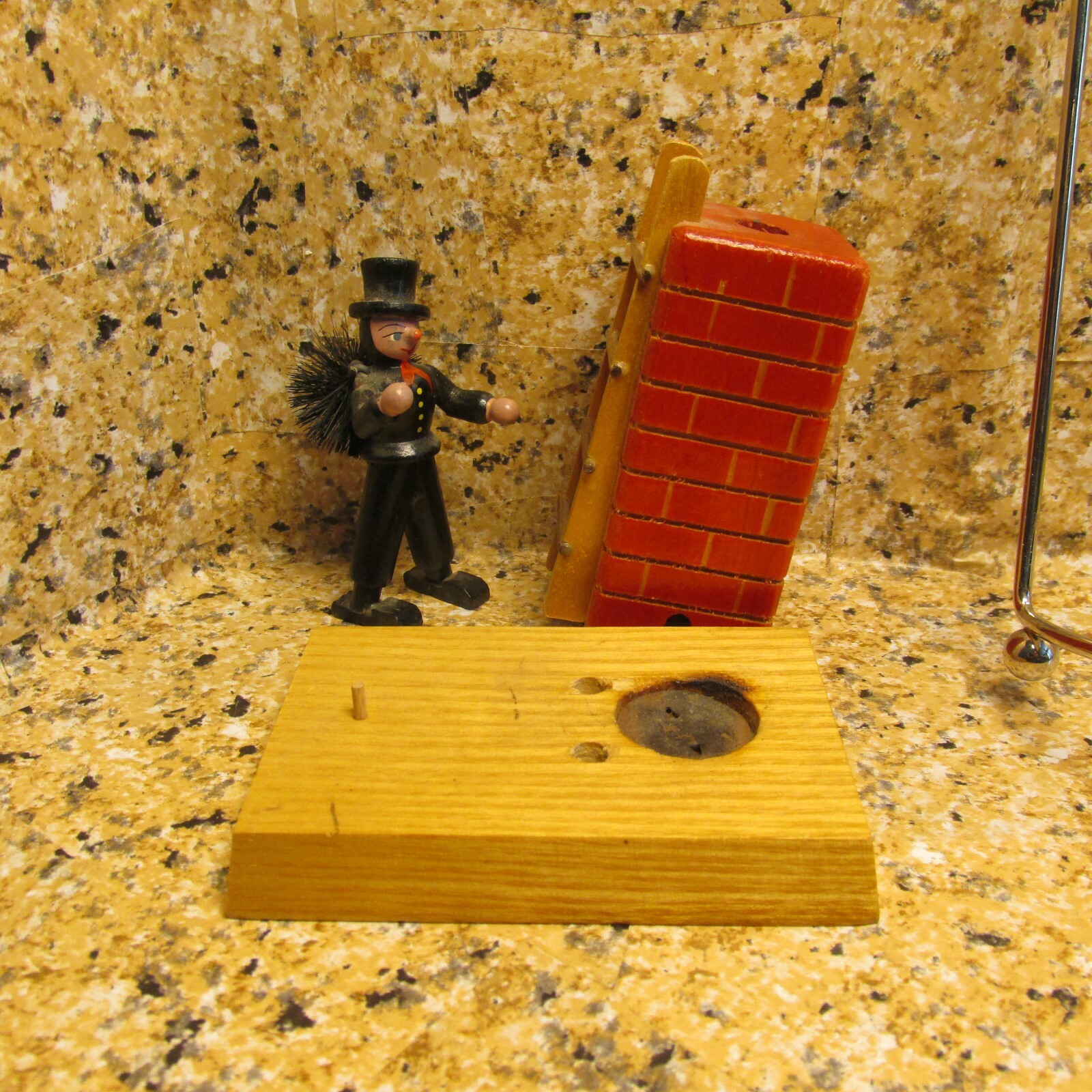 Mega RARE - GERMAN DEMOCRATIC REPUBLIC - Chimney Sweep Incense Burner